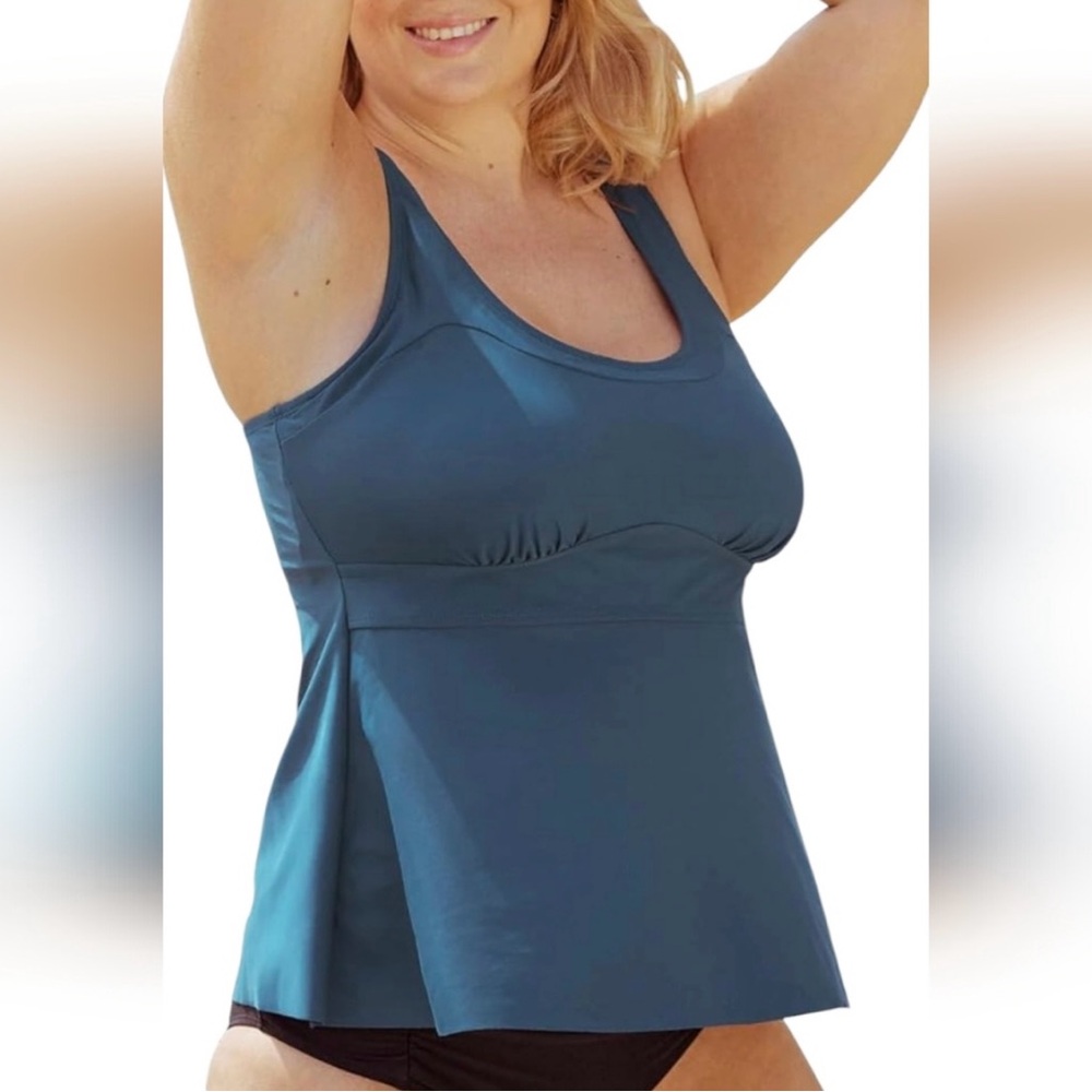 Shapermint Adjustable Strap Wire-Free Tankini - image 1